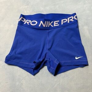 Nike Pro Royal Blue Training Shorts